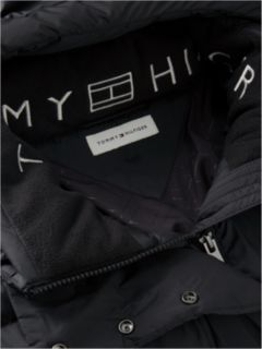 Water Repellent Down Hooded Coat — Black 6