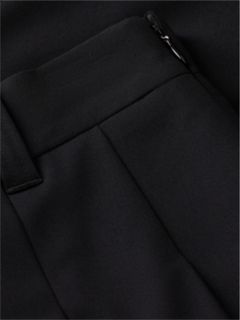 Metal Flag Pleated Skirt — Black 6