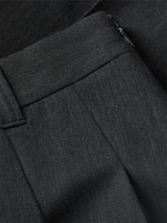 Metal Flag Pleated Skirt — Grey 8
