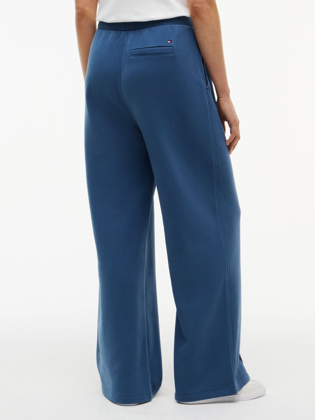 Terry Straight Leg Joggers — Blue