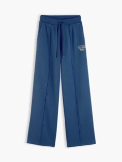 Terry Straight Leg Joggers — Blue 5