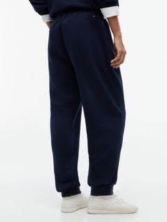 Flock Varsity Logo Cuffed Joggers — Blue 4