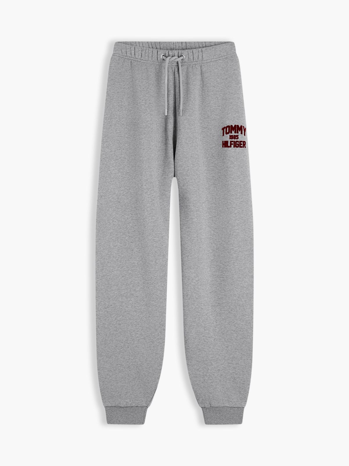 Flock Varsity Logo Cuffed Joggers — Grey
