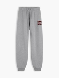 Flock Varsity Logo Cuffed Joggers — Grey 5