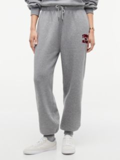 Flock Varsity Logo Cuffed Joggers — Grey 1