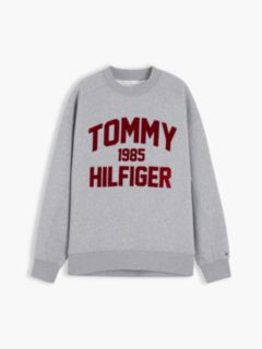 Flock Varsity Logo Oversized Sweatshirt — Grey 5