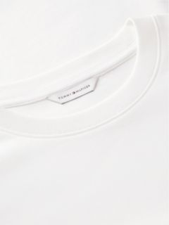 Interlock Knit Relaxed Long Sleeve T-Shirt — White 6