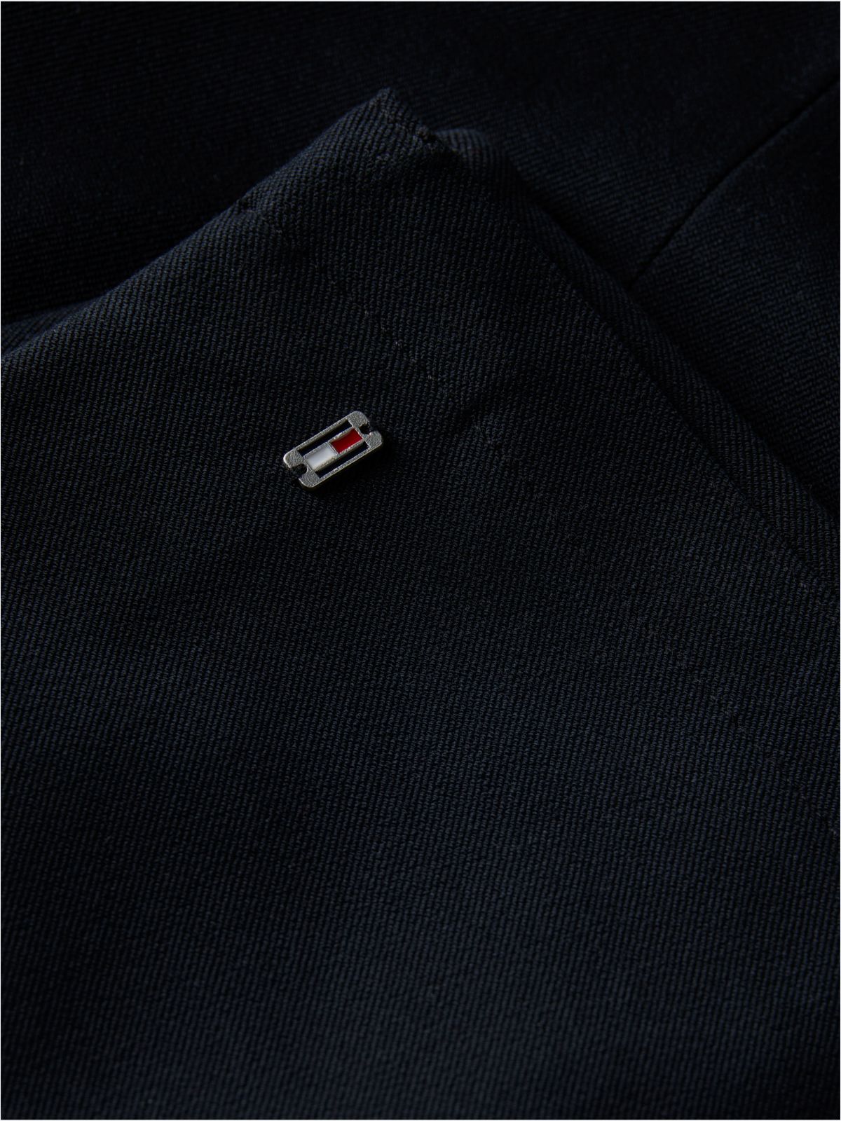 Extra Slim Gabardine Trousers — Black