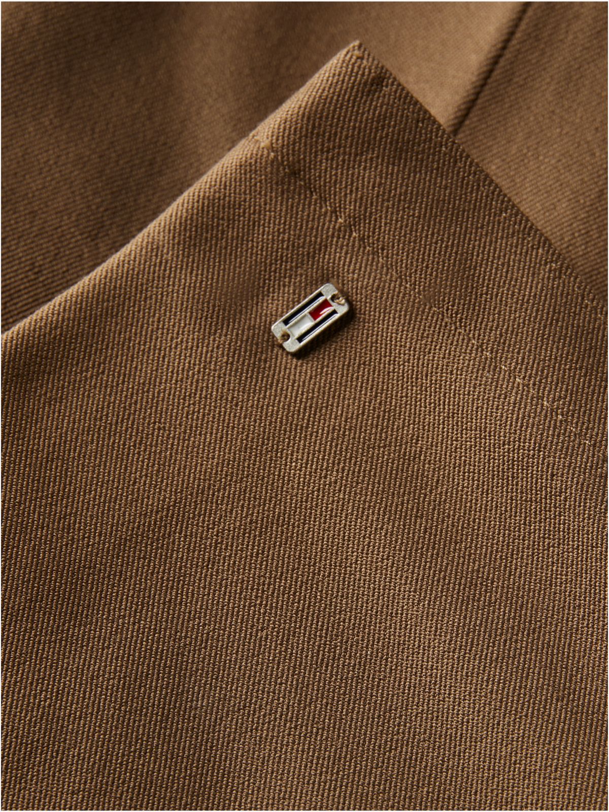 Extra Slim Gabardine Trousers — Khaki