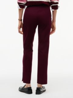 Extra Slim Gabardine Trousers — Red 4