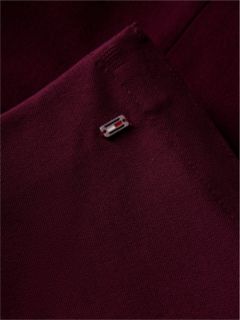 Extra Slim Gabardine Trousers — Red 6