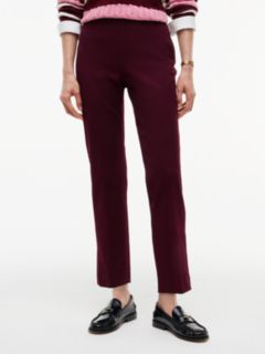 Extra Slim Gabardine Trousers — Red 1