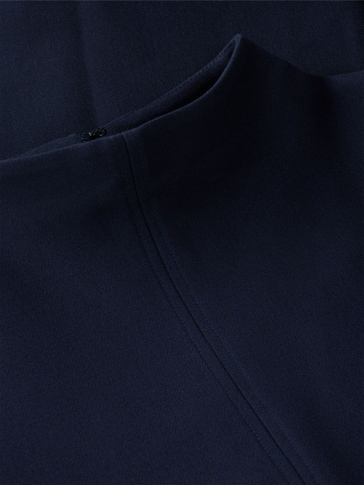 Heathered Short Sleeve Mini Dress — Blue