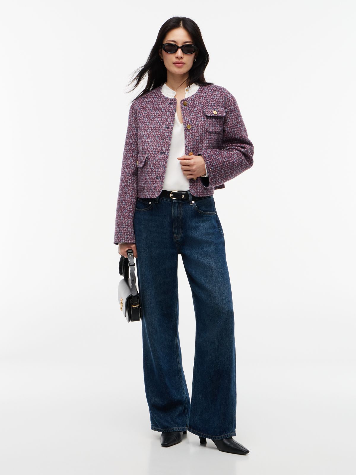 Festive Regular Fit Satin Blouse — White