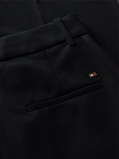 Straight Wide Leg Tuxedo Trousers — Black 7