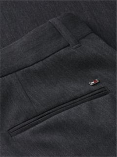 Twill Wide Leg Trousers — Grey 6