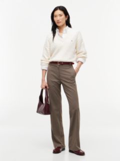 Travel Slim Bootcut Trousers — Black 1