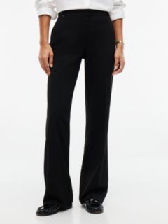 Travel Slim Bootcut Trousers — Black 1