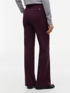 Travel Slim Bootcut Trousers — Red 4
