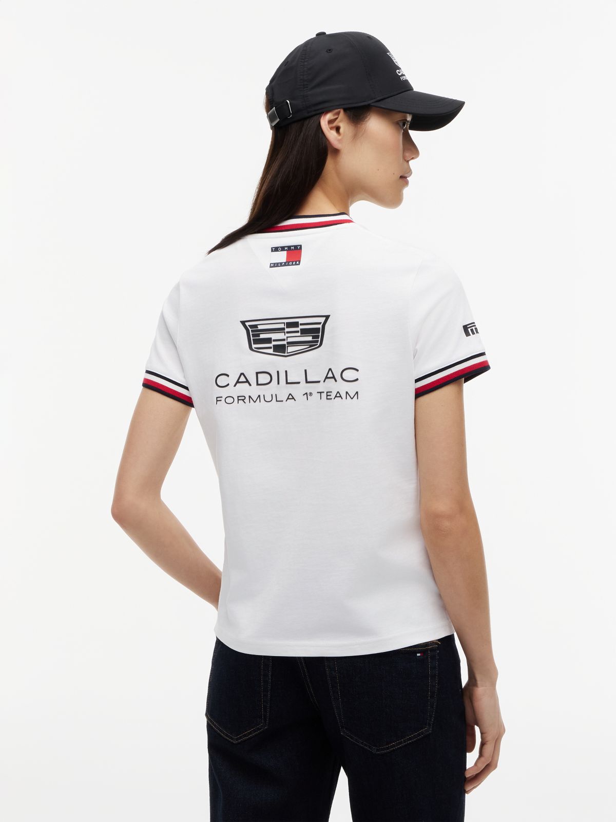 TH x Cadillac Formula 1® Team Boxy Short T-Shirt — White