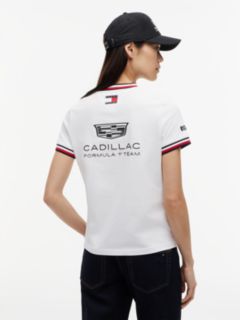 TH x Cadillac Formula 1® Team Boxy Short T-Shirt — White 4