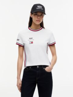 TH x Cadillac Formula 1® Team Boxy Short T-Shirt — White 1