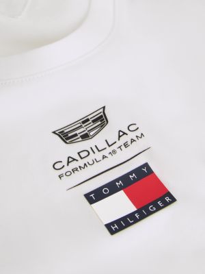 débardeur à logo th x cadillac formula 1® team blanc pour femmes tommy hilfiger