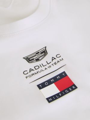 débardeur à logo th x cadillac formula 1® team blanc pour femmes tommy hilfiger