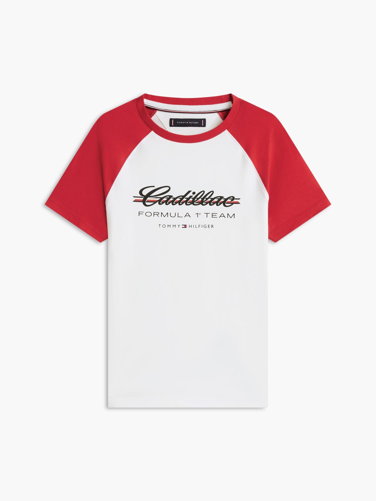 TH x Cadillac Formula 1® Team Logo Raglan T-Shirt — White
