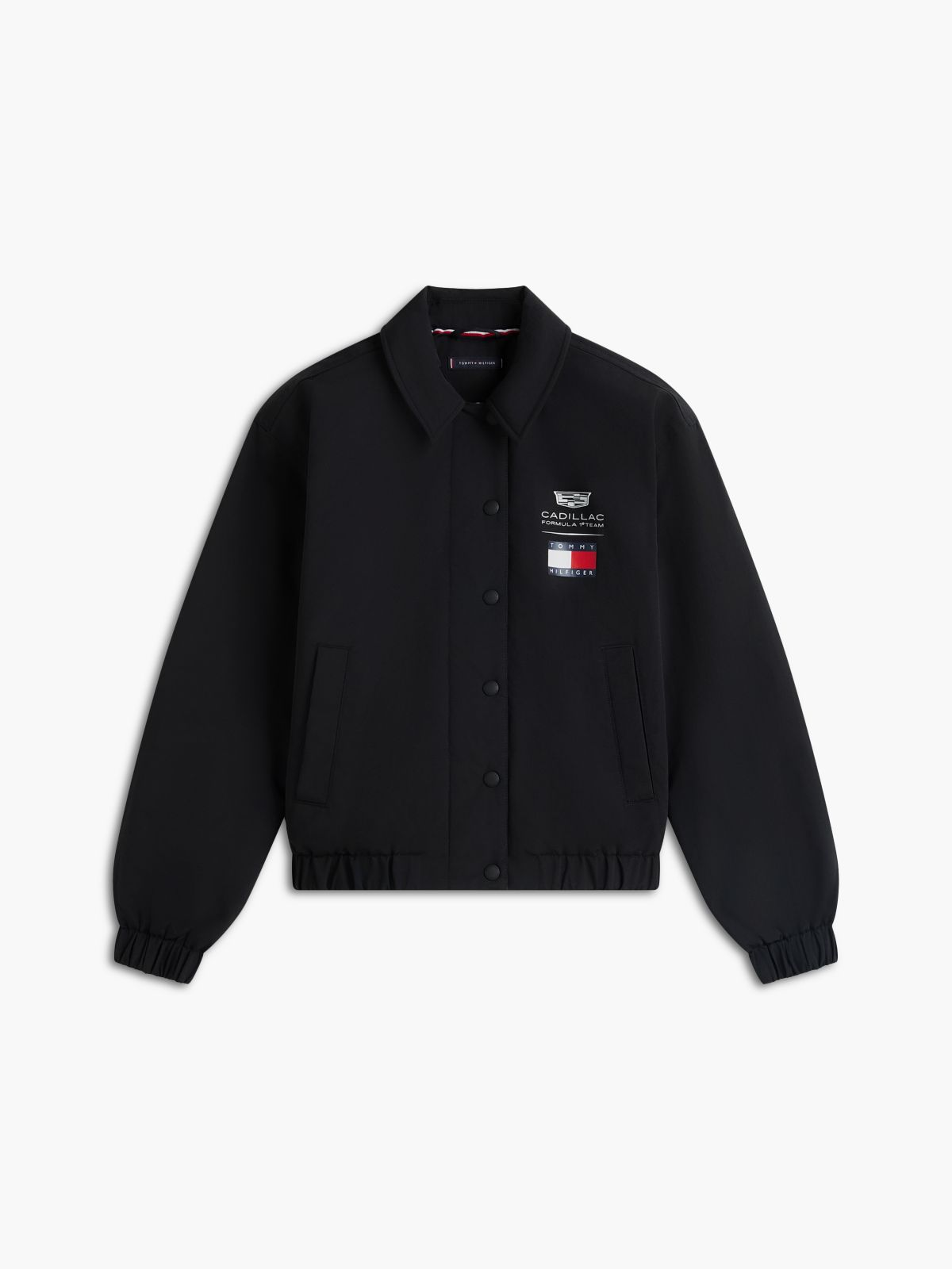 TH x Cadillac Formula 1® Team Logo Coach Jacket — Black