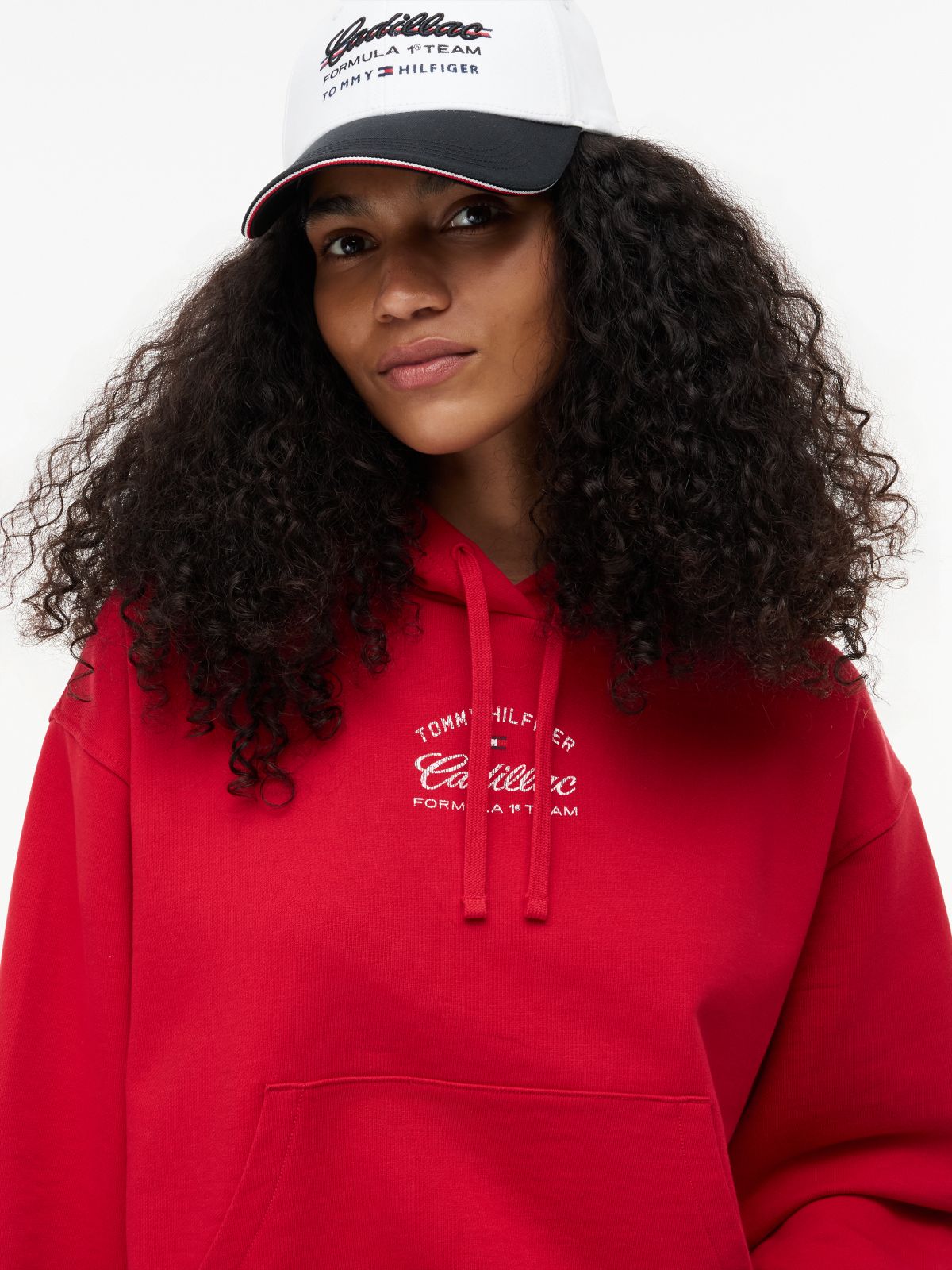 TH x Cadillac Formula 1® Team Logo Hoody — Red