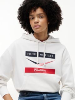 TH x Cadillac Formula 1® Team Chevron Hoody — White 2