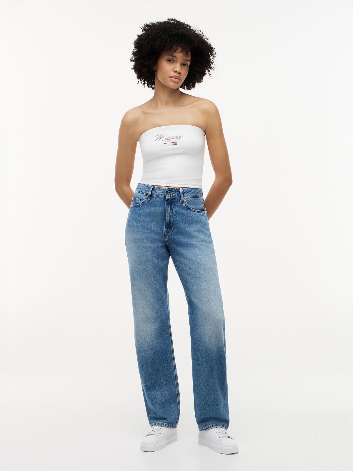 TH x Cadillac Formula 1® Team Miami Bandeau Top — White