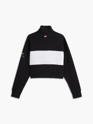 sudadera th x cadillac formula 1® team blanco de mujeres tommy hilfiger