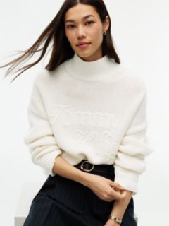 Heritage Pure Wool Mock Neck Jumper — Yellow 3