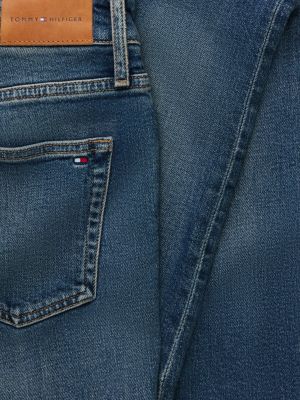 blue skye mid rise bootcut faded jeans for women tommy hilfiger