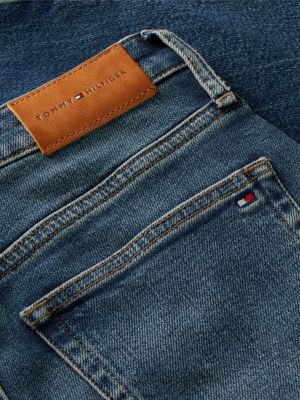 blue skye mid rise bootcut faded jeans for women tommy hilfiger