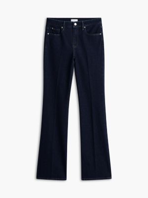 denim skye mid rise bootcut pressed crease jeans for women tommy hilfiger
