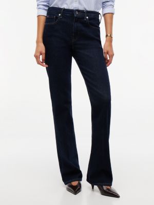denim skye mid rise bootcut pressed crease jeans for women tommy hilfiger