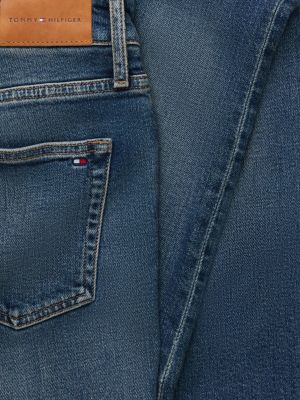 blue harlow mid rise slim jeans for women tommy hilfiger