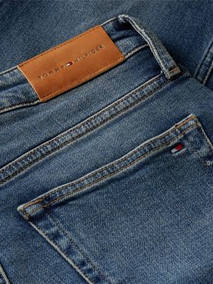 blue harlow mid rise slim jeans for women tommy hilfiger