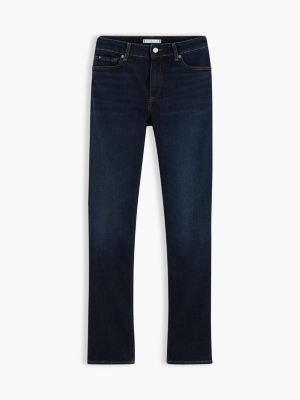 blue harlow mid rise slim jeans for women tommy hilfiger