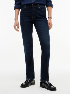 blue harlow mid rise slim jeans for women tommy hilfiger