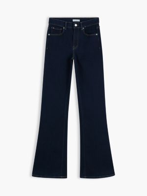 blue luna mid rise flared jeans for women tommy hilfiger