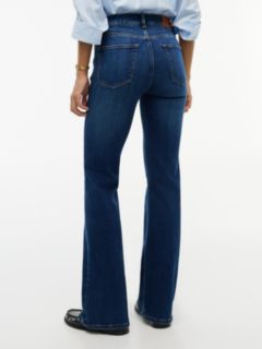 Luna Mid Rise Flared Jeans — Blue 6