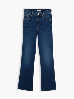 blue luna mid rise flared jeans for women tommy hilfiger