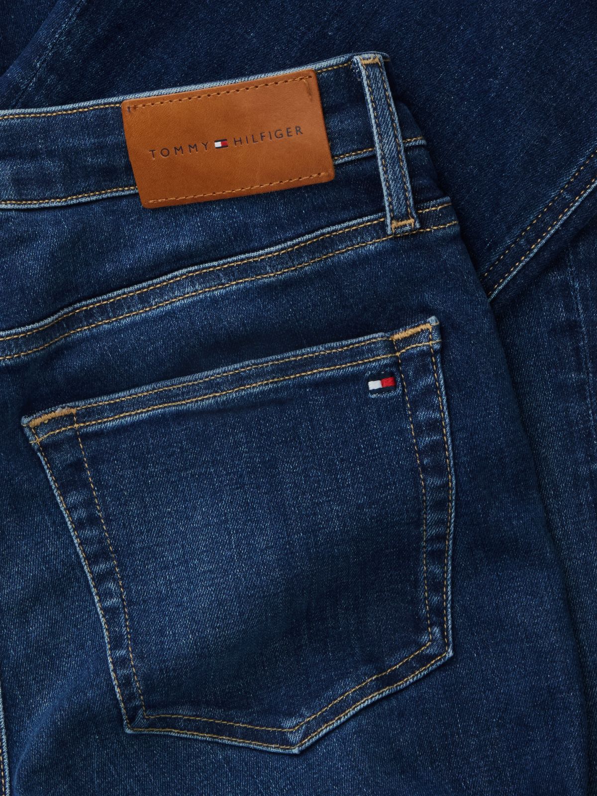 Luna Mid Rise Flared Jeans — Blue