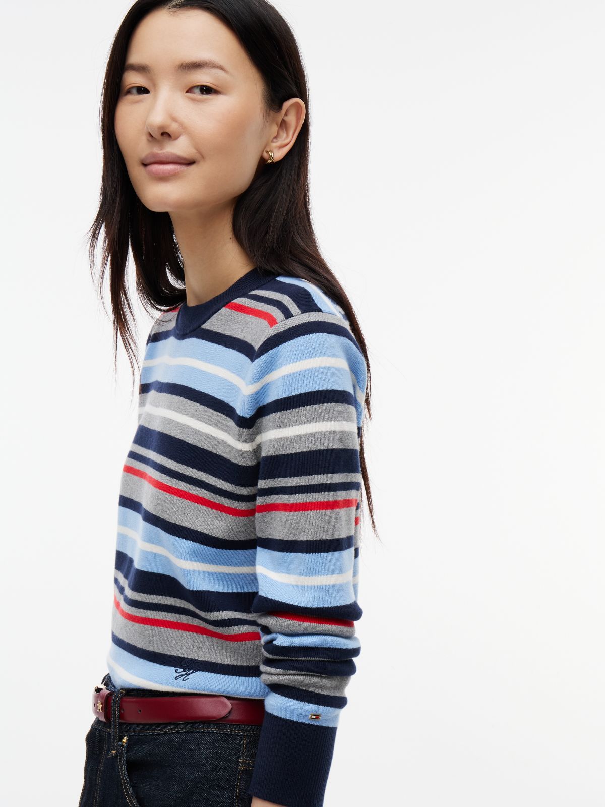 Premium Knit Crew Neck Jumper — Grey