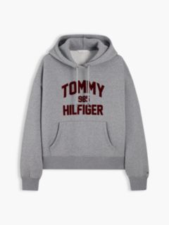 Flock Varsity Logo Relaxed Fleece Hoody — Grey 5