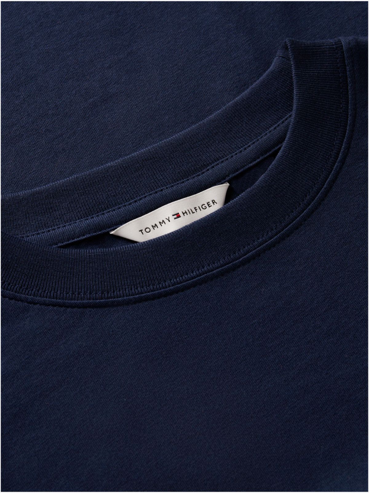 Logo Jersey Crew Neck T-Shirt — Blue